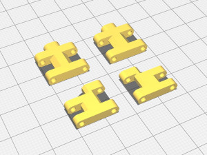 1-24 RWD drift chassis kit 3D 프린트 모델