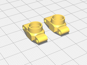 1-24 RWD drift chassis kit 3D 프린트 모델
