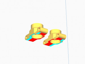 1-24 RWD drift chassis kit 3D 프린트 모델