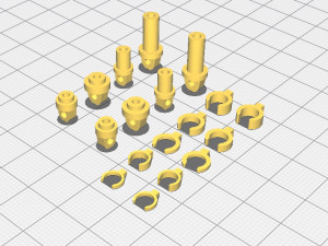 1-24 RWD drift chassis kit 3D 프린트 모델
