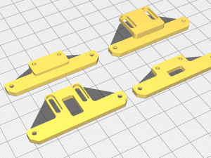 1-24 RWD drift chassis kit 3D 프린트 모델