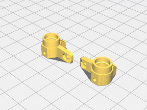 1-24 RWD drift chassis kit 3D 프린트 모델