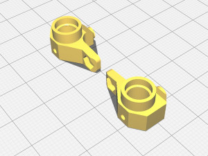 1-24 RWD drift chassis kit 3D 프린트 모델