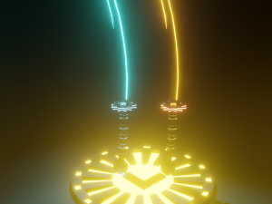 Cyber Katanas 3D Blender Texturas CG
