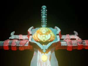 Fantasy sword CG Textures