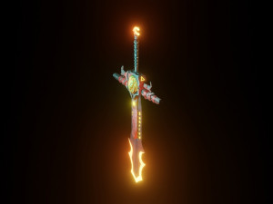Fantasy sword CG テクスチャ