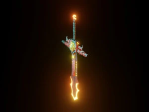 Fantasy sword CG Textures