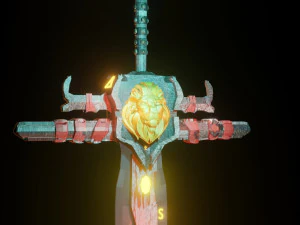 Fantasy sword CG Textures