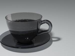 Black coffe 3D Model
