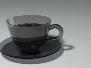 Black coffe 3D Model