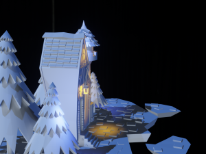 Night castle Modelo 3D