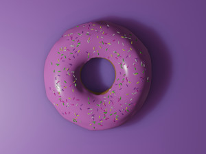 Sweet Donut 3D मॉडल