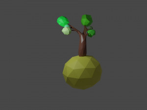 Tree low poly 3D Model