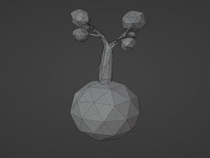 Tree low poly 3D Model
