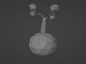 Tree low poly 3D Model