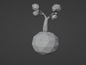 Tree low poly 3D Model