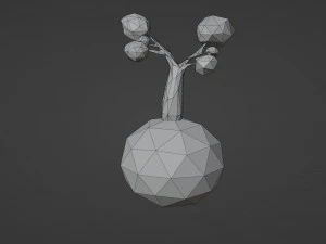 Tree low poly 3D Model