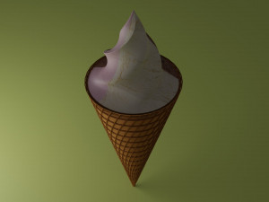 Sweet Ice Cream 3D Model