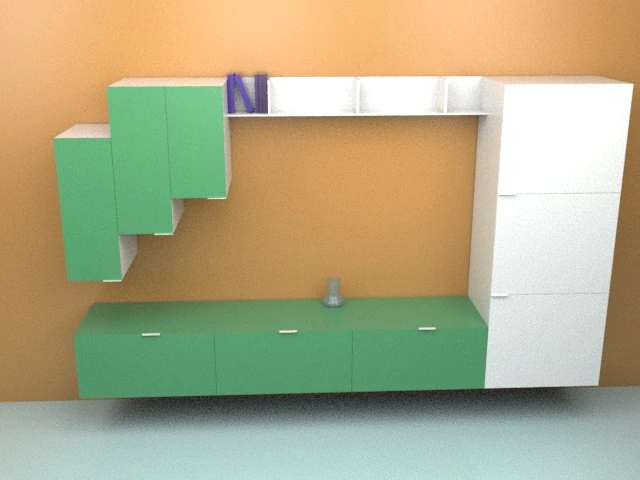 Sala de estar Modelo 3D .c4d .max .obj .3ds .fbx .stl .blend 