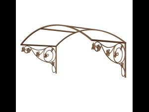 Wrought iron canopy Modelo 3D