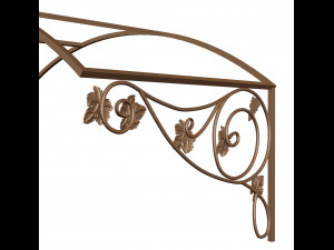 Wrought iron canopy Modelo 3D