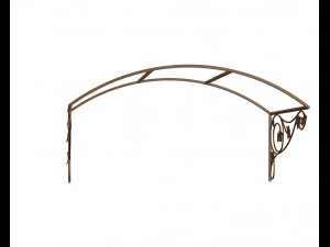 Wrought iron canopy 3D Model