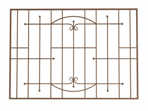 Iron window grate 3D 모델