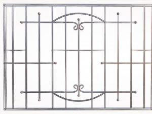 Iron window grate 3D 모델