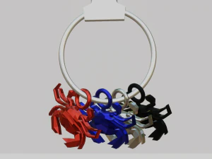 A beautiful crap for your keychain 3D Print Model
