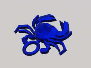 A beautiful crap for your keychain 3D Print Model