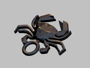 A beautiful crap for your keychain 3D Print Model