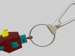 A little dunk sits on a nice turtle 3D Print Model