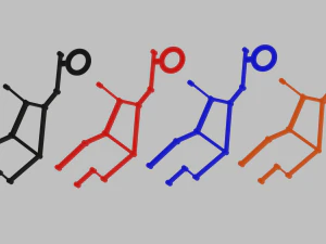 Jungfrau mit ihren Sternen 3D Druckmodell