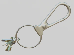Shiny crystals for your keychain 3D Print Model
