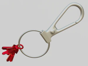 Shiny crystals for your keychain 3D Print Model