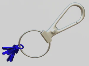 Shiny crystals for your keychain 3D Print Model
