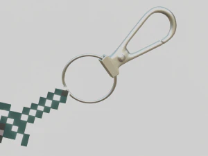 A Minecraft sword for your keychain 3D Print Model
