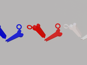 A broken bone for your keychain 3D Print Model