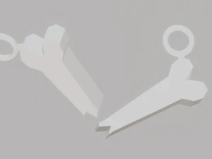 A broken bone for your keychain 3D Print Model