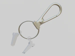 A broken bone for your keychain 3D Print Model