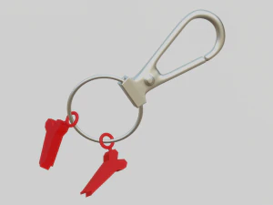 A broken bone for your keychain 3D Print Model