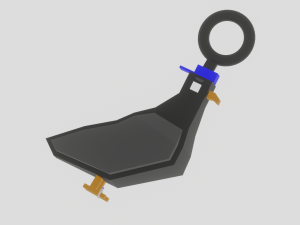 A dangerous pigeon for your keychain 3Dプリントモデル
