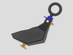 A dangerous pigeon for your keychain 3D Print Model