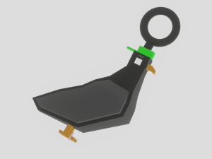 A dangerous pigeon for your keychain 3Dプリントモデル