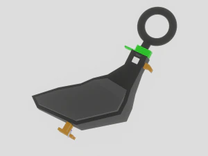 A dangerous pigeon for your keychain 3D Print Model