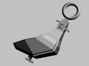 A dangerous pigeon for your keychain 3D Print Model