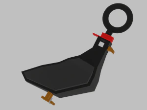A dangerous pigeon for your keychain 3D Print Model
