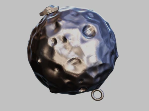 Ein Auto auf dem Mond f&uuml;r Ihren Schl&uuml;sselbund 3D Druckmodell