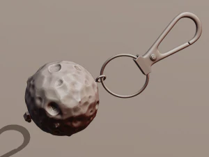 A car on the moon for your keychain 3D Print Model