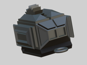 An angry fighting robot for your keychain 3D 프린트 모델
